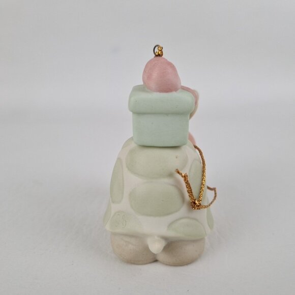 Precious Moments 520489 "Slow Down And Enjoy The Holidays" Vntg + 2 Ornaments - Picture 5 of 7